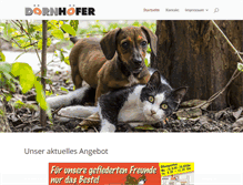 Tablet Screenshot of doernhoefer-tiernahrung.de